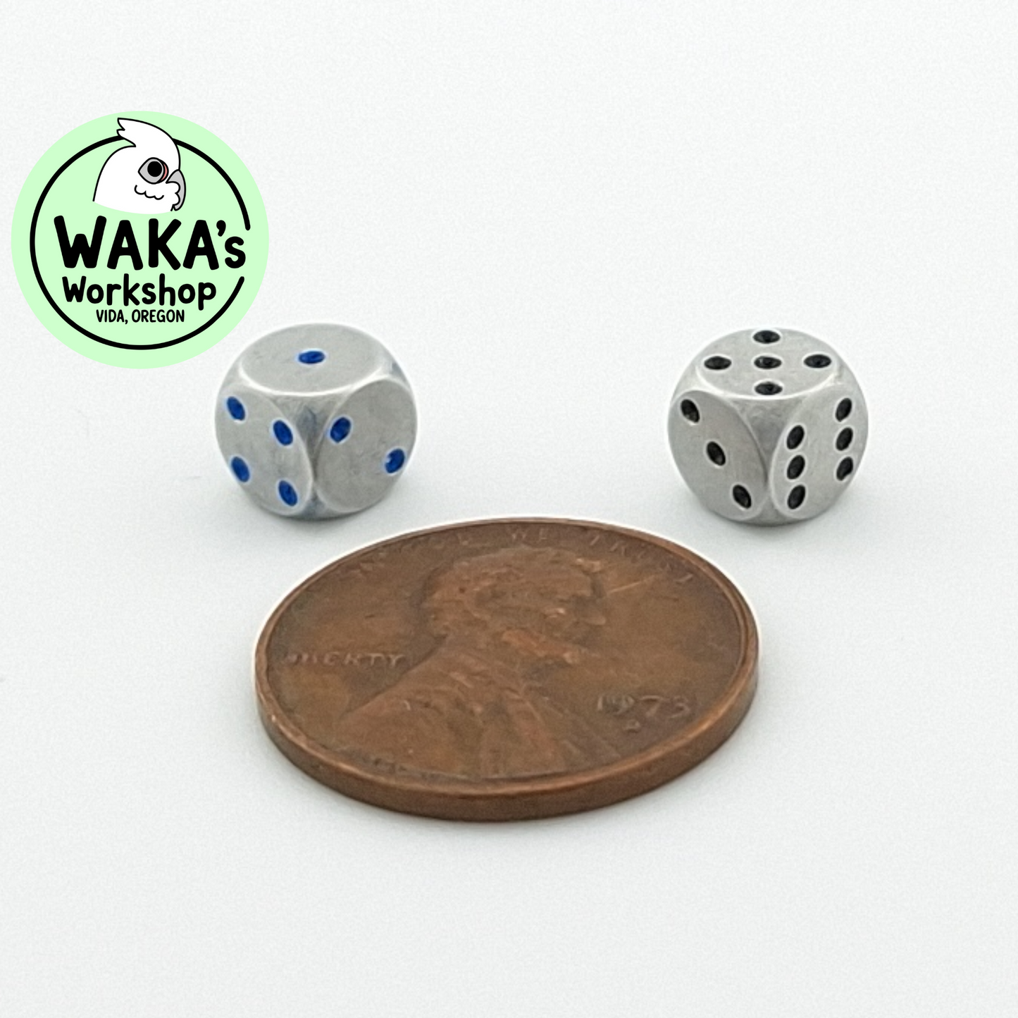 Micro 6mm Aluminum D6 Dice CNC Machined