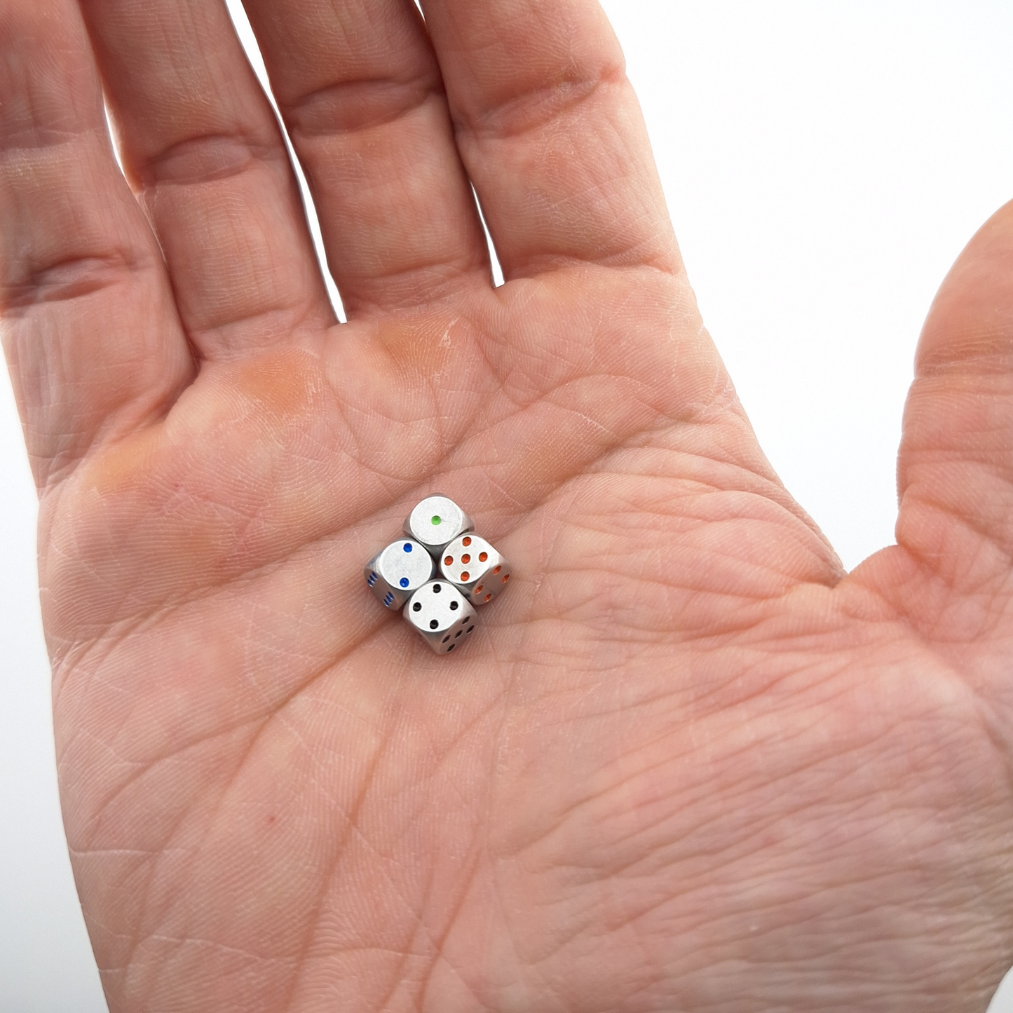 Micro 6mm Aluminum D6 Dice CNC Machined
